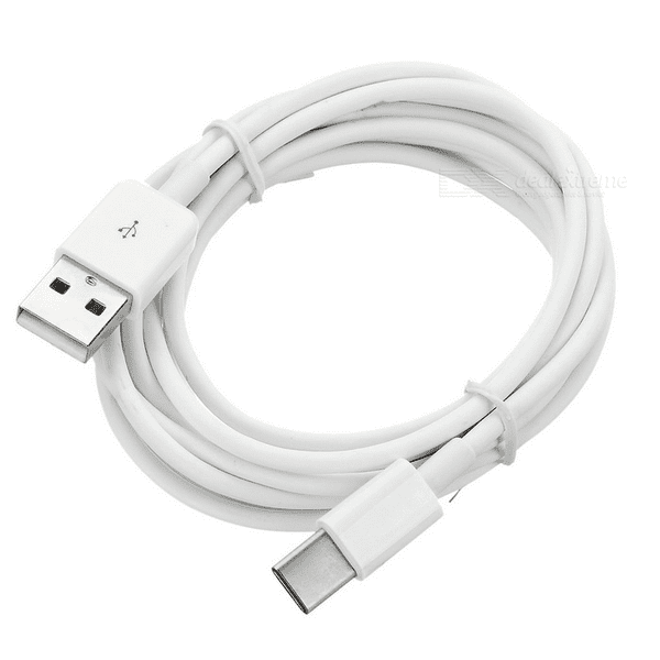USB A til USB C-kabel – 1 meter, hvid – opladning og synkronisering til S10 og mere