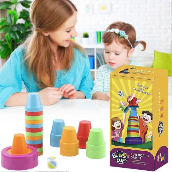 Speed Stacks, Blast Cup Stacking Sæt - 24 kopper til børn og voksne, hurtige rejse- og festspil