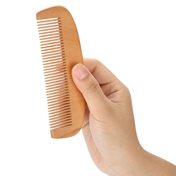 Bärbar träkam för män, skäggkam, mustaschkam, hårvårdsborste, formverktyg