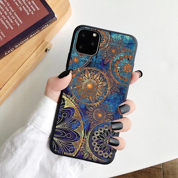 iPhone 13 Pro Max Mini skal orientaliskt blått mönster Blue one size Blue iPhone 13 Pro