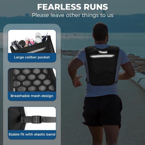 Running Vest - Running Vest with Hydration Holder - Running Vest with Phone Holder - Running Backpack - Universal