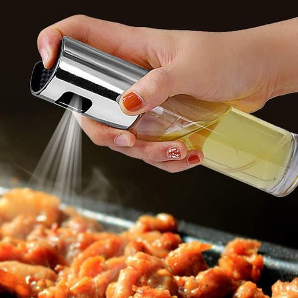 Olivenoljesprayflaske for matolje, eddikflaske - Airfryer/Matlaging/Steking/Salat/Baking/BBQ