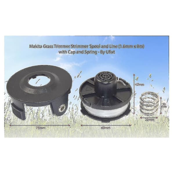 Makita Grass Trimmer Spool and Cap Set with Spring