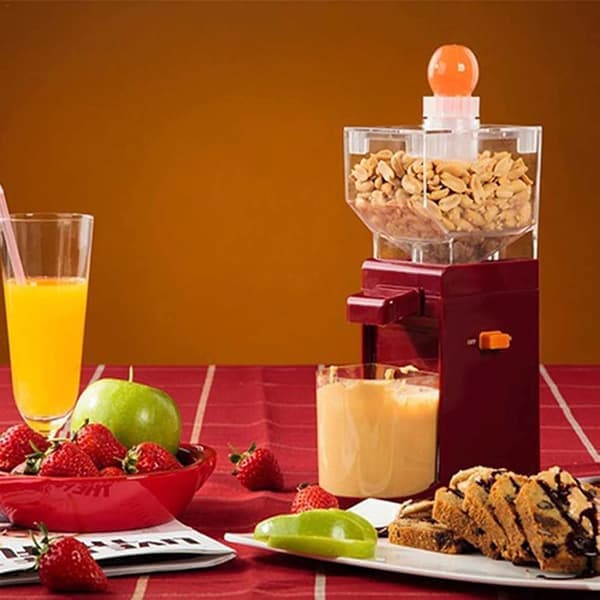 Peanut Butter Machine, Electric Nut Grinder, 500ml Food Processor with Non-Slip Base, 110V–220V, Suitable for Home Kitchen