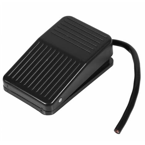 Foot Control Pedal Switch, 220V 10A Electric Power Plastic Foot Switch On/Off Control with 10cm Cord