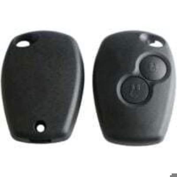 Renault fjernkontrollenhet - 2 knapper for Clio 3, Twingo 2, Master 3, Kangoo 2 (uten blad)