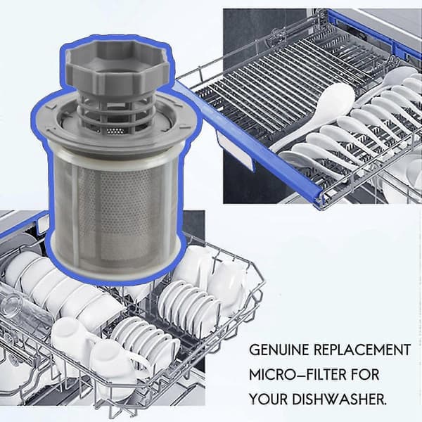 Bosch Oppvaskmaskin 427903 & 170740 Serie Erstatnings Grå PP Mesh Filter