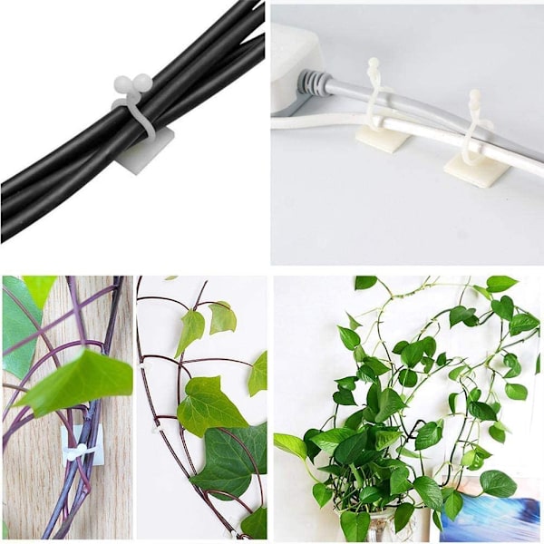 160 st plantklättring väggfäste clips, växtklämmor, vinväxt väggklämmor, självhäftande osynlig växtfixeringskrok för växtträdgård väggklämma,