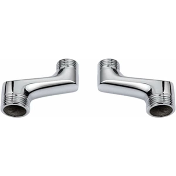 CUNEARY Dusjalbuekobling - Messing - Krom - Justerbar avstand - 1/2\" Hun