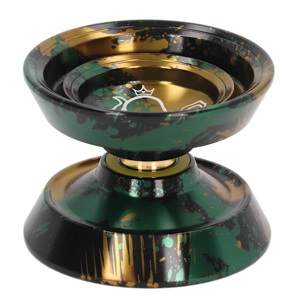YoYo Ball svarar inte aluminiumlegering Advanced Fade Free Utsökt för tävling med handske 3st strängar svart guld