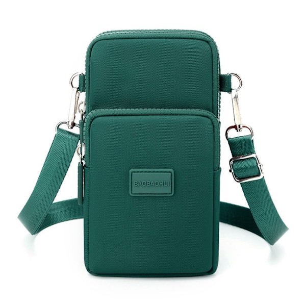 Axelväska Mobiltelefonväska MÖRKBLÅ dark blue green