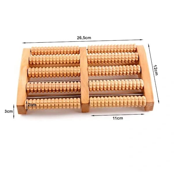 Fotmassager / Fotmassage - Massagerulle i trä