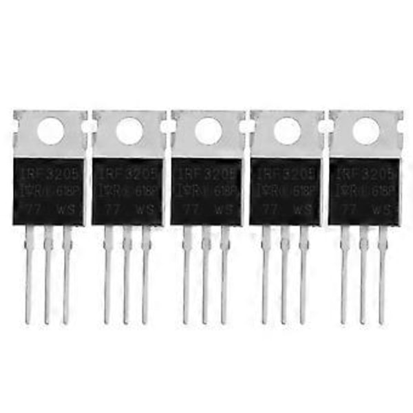 5 st IRF3205 Effekttransistor Fälteffekt IRF3205PBF TO-220 MOSFET Rör Ny