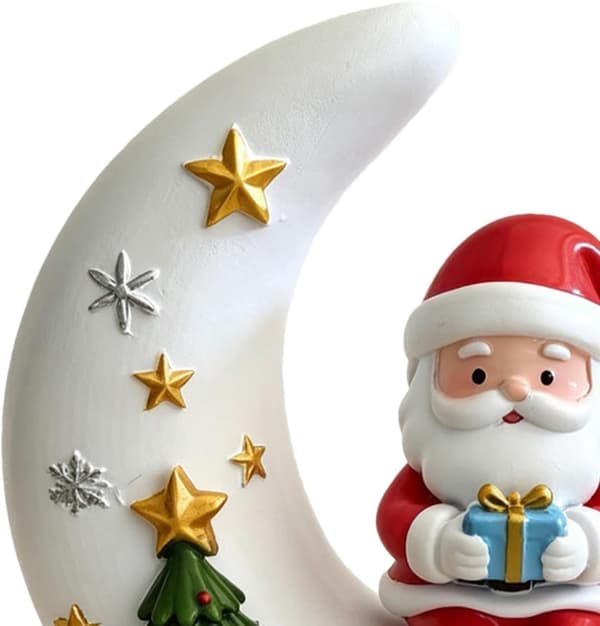 Jul Måne USB Stemningsfull Nattlampe for Barnerom