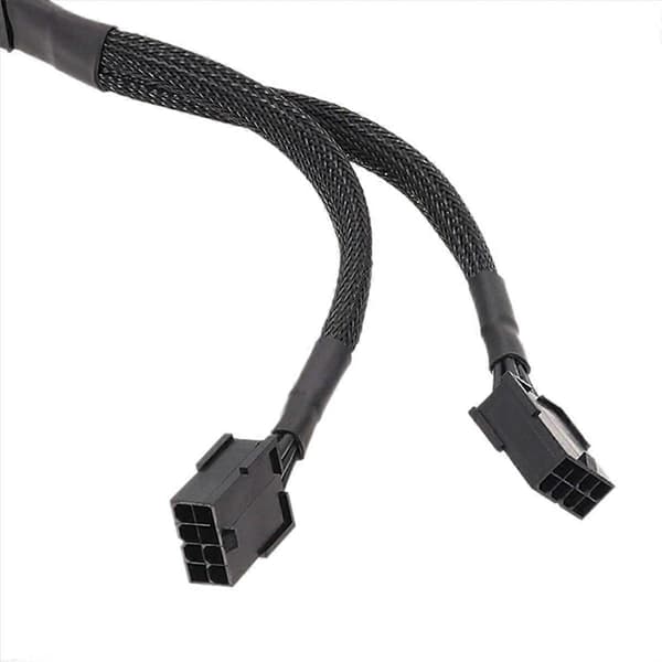 Grafikkort 12VHPWR PCIe 5.0 12-pin til dobbel GPU PCIE 8-pin kabel