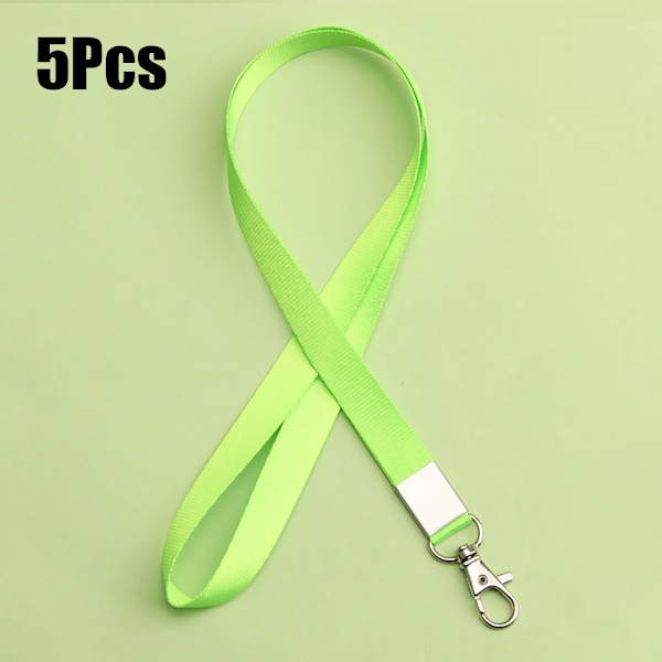 Joefnel Lanyard med klämma för ID-brickor och nycklar, hållbar nackrem för lärare, barn, män, kvinnor, brickhållare för nycklar, plånbok, telefon,