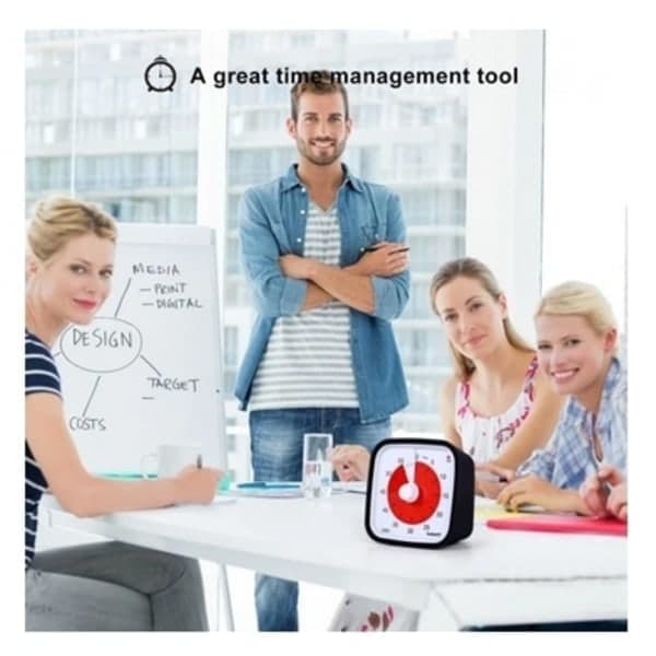 Visuell Timer 60min - klasseromsskole for barn svart svart black