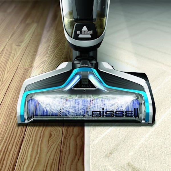 BISSELL Crosswave 2582Q - 3 i 1 sladdlös multifunktionsdammsugare - sug / tvätt / torkning - Självrengörande funktion