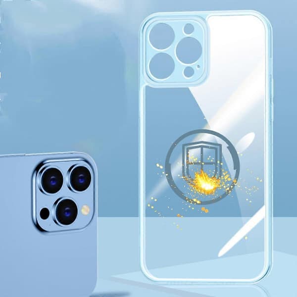 Beyond Clear-deksel til iPhone 14 Pro Max, minimalistisk design, anti-fingeravtrykk, gulner ikke, støtsikkert, matt, slankt telefondeksel 6,7 tommer