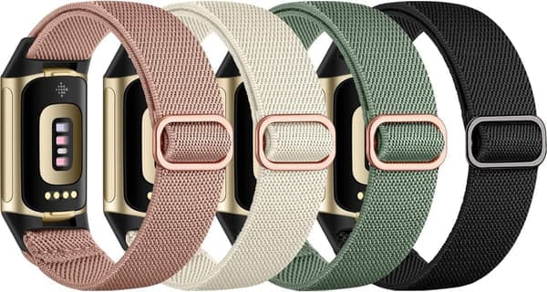 Fitbit Charge 5 armbånd - Blødt, åndbart sportsarmbånd