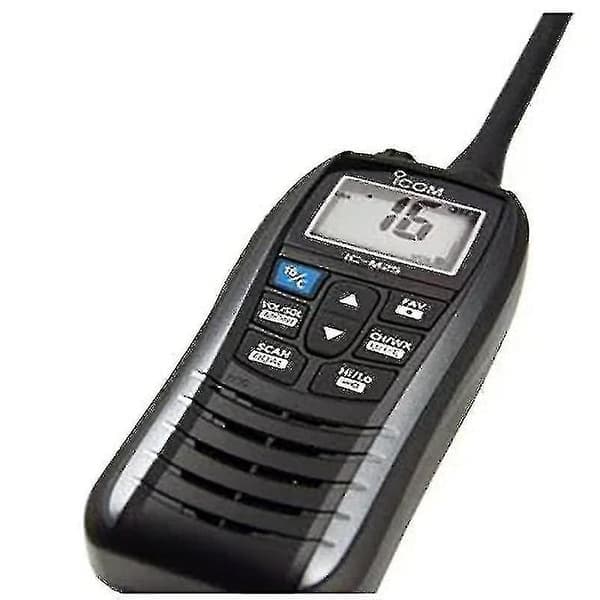 IC-M25 Marine VHF Radio - Metalgrå, Let, Flydende