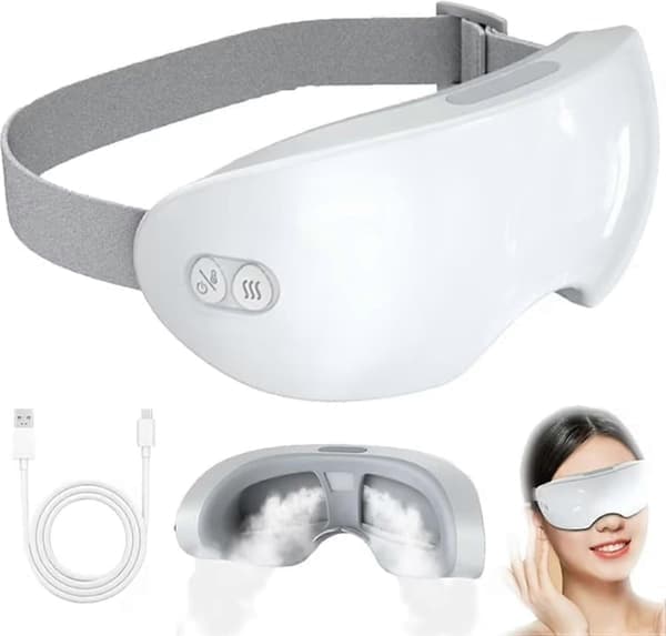 Eyerelis ångterapi ögonmask med justerbar smart värme