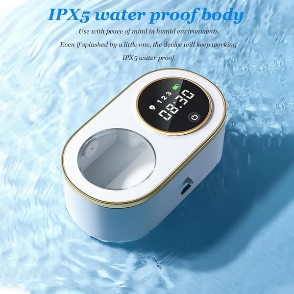 Automatic Liquid Soap Dispenser, 320ml Wall Mounted Touchless Foaming Hand Soap Dispenser for Bathroom Kitchen Hotel (White)