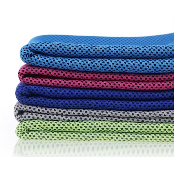 Cooling Towel Kylhandduk Sporthandduk Svalkande handduk 3 färger Blå Blå