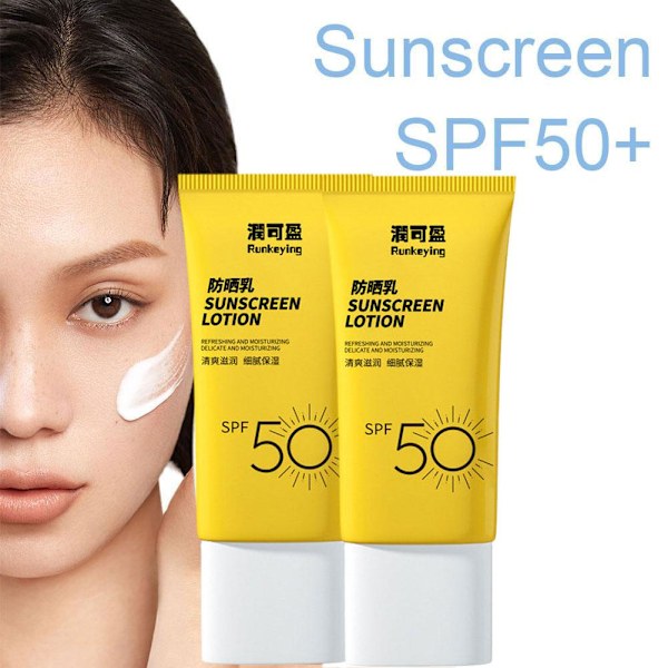 50 ml Svett- och UV-skyddande Isolerande Uppljusande Solkräm