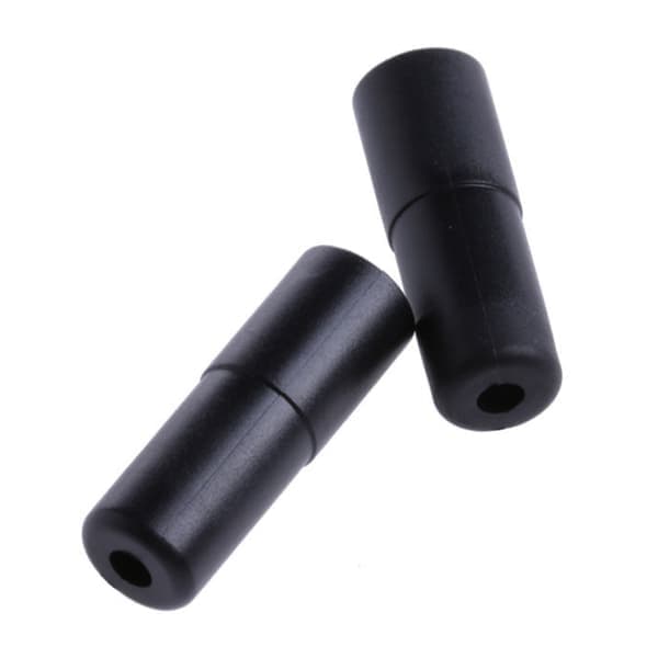 100 stk. bremsekabelendehette svart husendehette 4/5 mm for sykkel 0,03 bremsehette