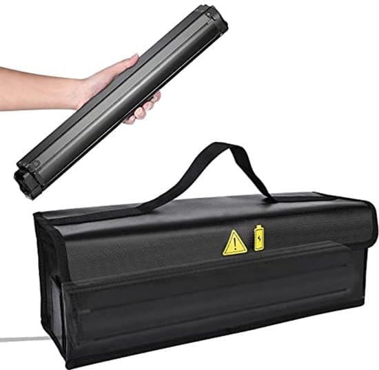 Brandsikkert E-cykel Batterietui til Sikker Opbevaring og Transport 49*15*15CM