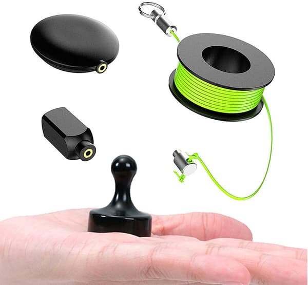 Infällbar Magnetisk Trådträdare Kabel, Rörledning Dold Trådträdare Infällningshjälp Spiral Infällningstejp Kabeldragare Set