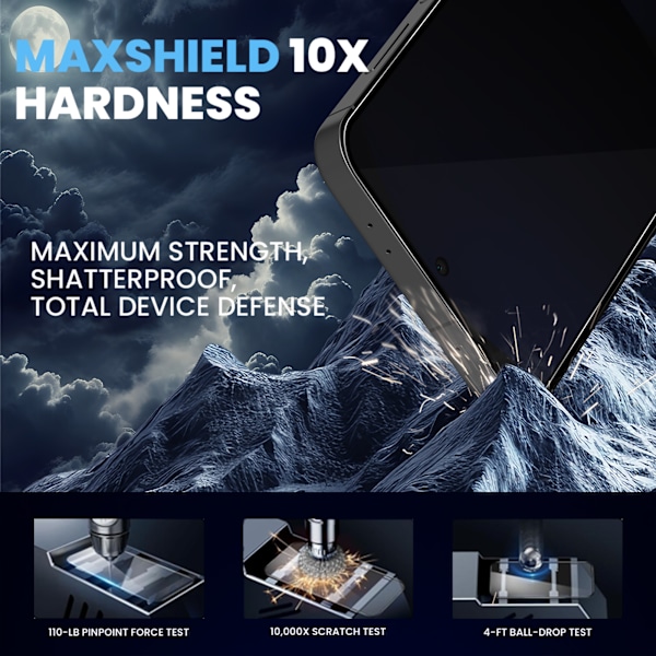 1-Pack Samsung S24 FE privacy Skärmskydd - Härdat Glas 9H - Super kvalitet 3D