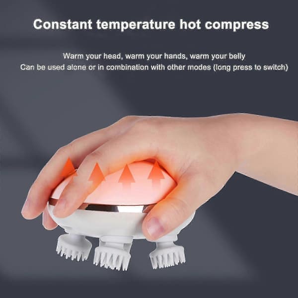 Smart hårbottenmassager med rött ljus, Smart hårbottenmassager för hårväxt