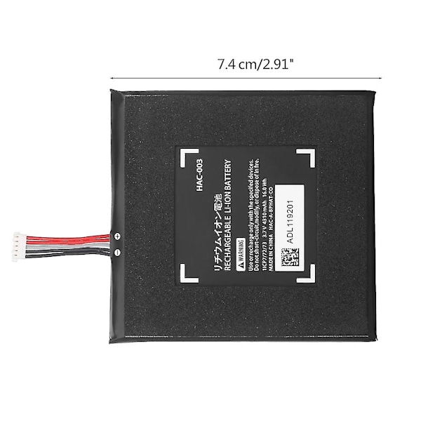 3,7v 4310mah Hac 003 batteri för switch spelkonsol Hac-003 Li-ion uppladdningsbara batterier med reparationsverktyg set