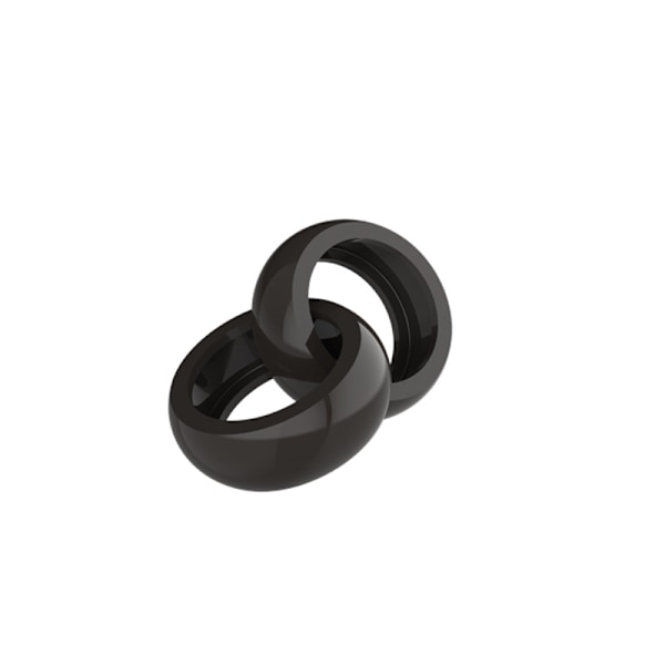 Stötsäker silikonskydd för Oura Ring Gen 3 Svart L Sort L