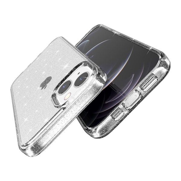 iPhone 14 Plus Skal Glitter Transparent