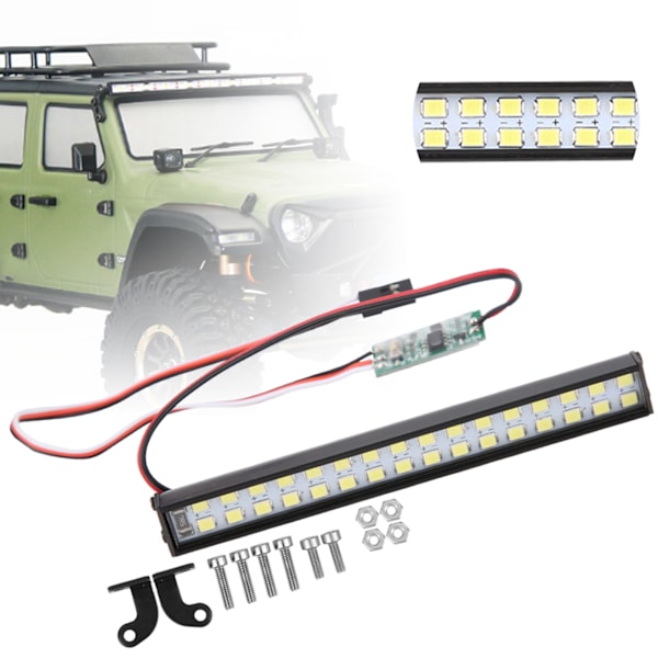 32 st lampor RC bil taklampa RC Crawler Universal LED ljusramp tillbehör längd 100 mm