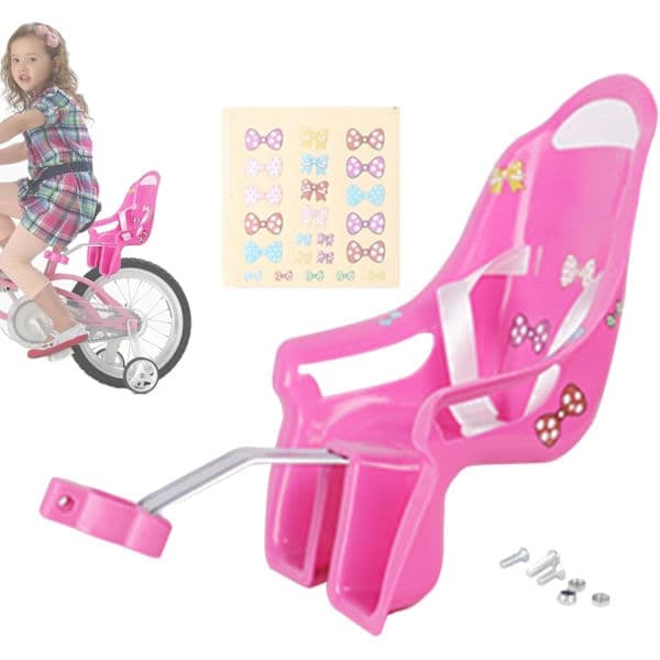 Dockvagnssits, cykeldockssits för barn med gör-det-själv-dekaler för dekoration - FF1- ROSA