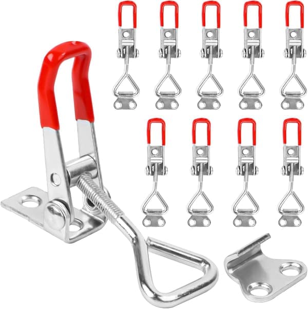 Toggle Latch - 10 Pieces - Adjustable - Knee Tensioner - Chest Latch - Lock Knob - Toggle Latch for Cabinets - Doors - Chests - Suitcases