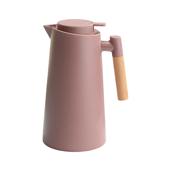 1L vakuumkolv, glas termoskolv, dubbelväggig vakuumkaffekanna tekanna, termoskolv för kaffe, te, vatten, dryck