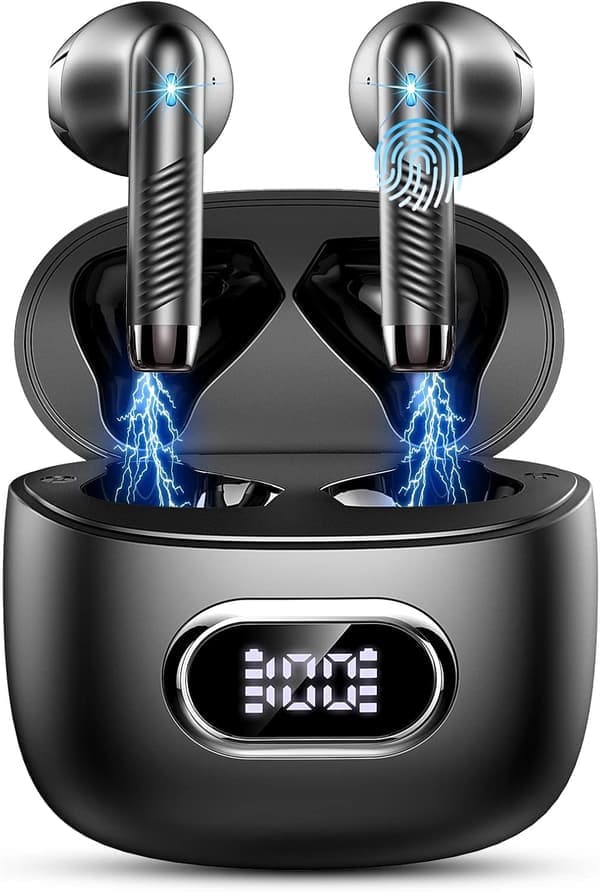 Bluetooth 5.3 in-ear hörlurar Trådlös Bluetooth med LED-indikator