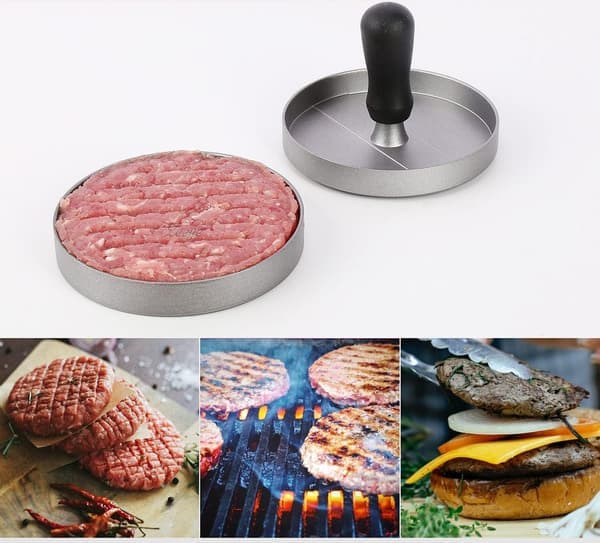 Non-Stick Burgerpress med 100 Vaxpapper