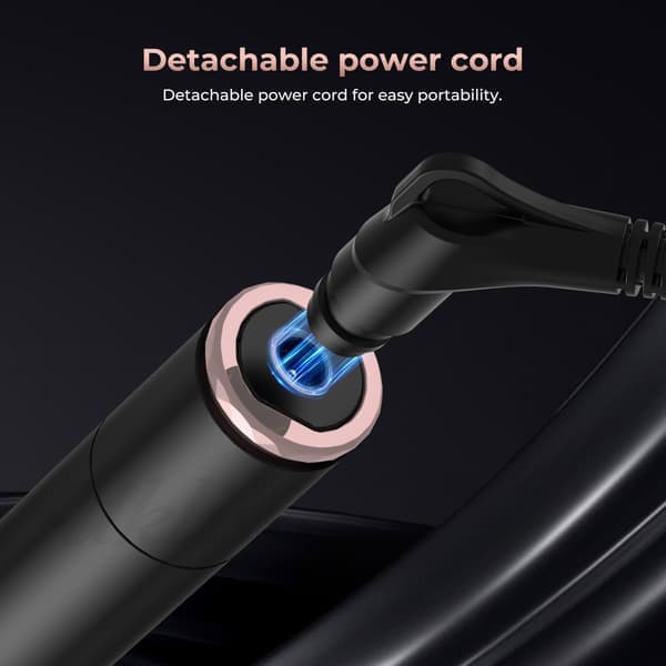 Wavytalk Hot Brush, Ionic Heated Round Brush for Voluminous Hairstyles, Ceramic Ionic Technology Reduces Hair Damage, Fast Heating