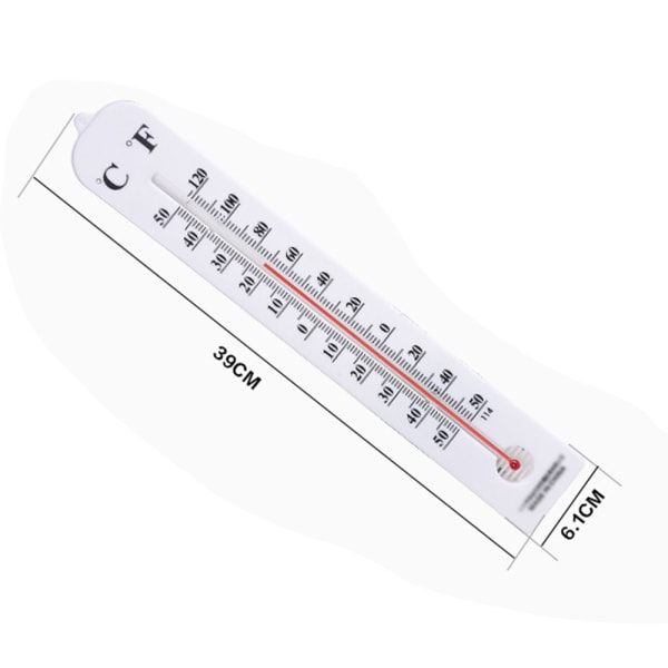 Väggtermometer för inomhus- eller utomhusbruk | Väderbeständigt väderinstrument