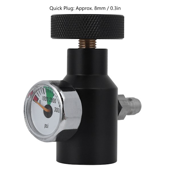 CO2-cylinderpåfyllningsadapter, regulatortillbehör för Soda Stream 0-3000psi