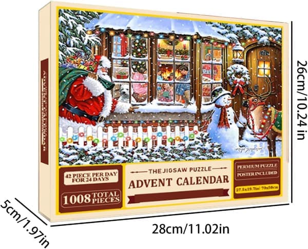 2025 Julekalender Puslespill Beste Julegave Julepuslespill