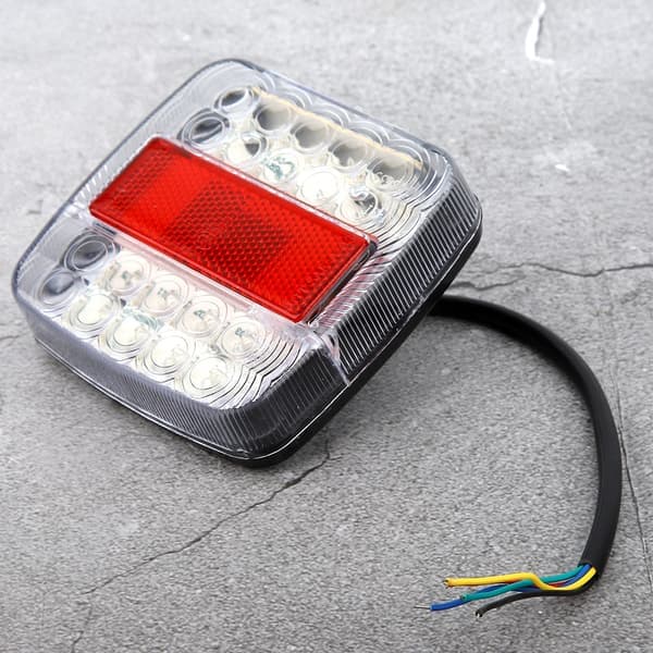 2 stk 12V 20LEDs Bil Lastebil Tilhenger Baklys Indikator Stopp Bremselys Blinklys