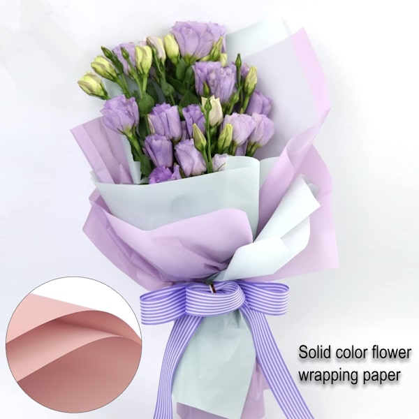 20 ark blomsteromslagspapper blombukett presentförpackningsmaterial