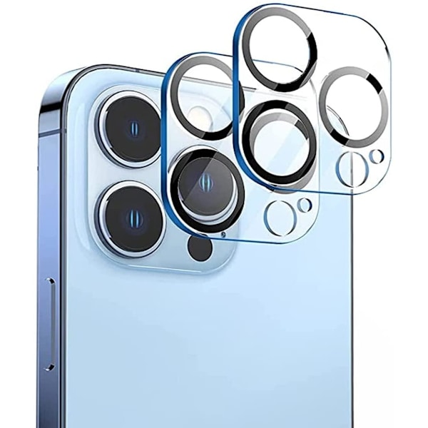 iPhone 14 Pro Max Linsskydd i Härdat Glas (2-Pack)